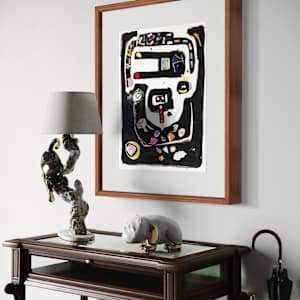 The Smallest Things Arrange Themselves by Ladianne Henderson  Image: The Smallest Things Arrange Themselves, by Ladianne Henderson.  Mixed media on paper. 18x24 in. 2024. MOCKUP 5