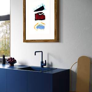 Wellspring by Ladianne Henderson  Image: Wellspring by Ladianne Henderson. Mixed media on watercolor paper. 18x24 in. 2025. MOCKUP 1