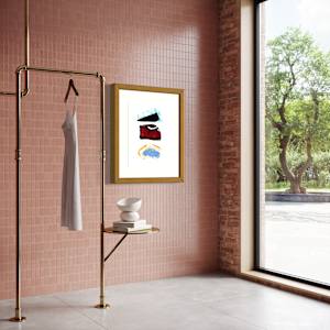 Wellspring by Ladianne Henderson  Image: Wellspring by Ladianne Henderson. Mixed media on watercolor paper. 18x24 in. 2025. MOCKUP 2