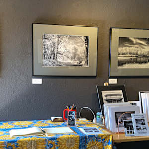 Stormy Weather by Linda Devenow  Image: Framed:solo Memories of 2/9 and 4/26/2020 exhibit at Walt O'Brien Gallery in October 2022