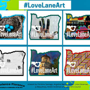 Field of Sheep by Linda Devenow  Image: Florence Regional Arts Alliance #LoveLaneArt promotion