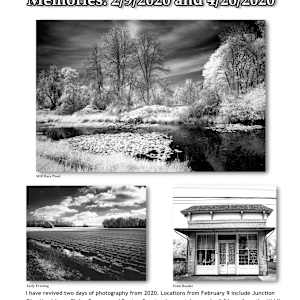 Middle Fork Pond by Linda Devenow  Image: solo Memories of 2/9 and 4/26/2020 exhibit at Walt O'Brien Gallery in October 2022