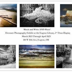 Willamette River Scene by Linda Devenow  Image: Eugene Library Solo Show - 2023