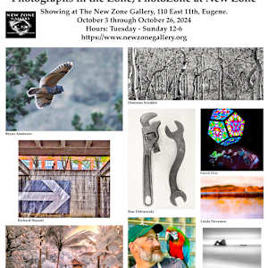 Sailing Away by Linda Devenow  Image: Poster for Photozone at New Zone Gallery, Eugene, Oregon, October 2024