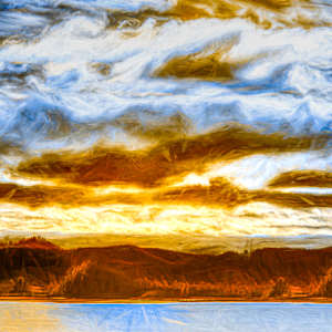 Sunlit Through the Clouds by Linda Devenow, Image 1.
