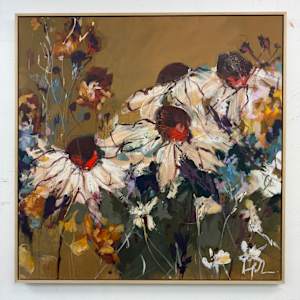 A Pause With Petals II by Angela Maritz 