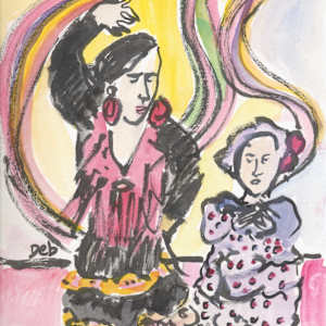 Deb dances at Lake Harriet by Anita Inez White