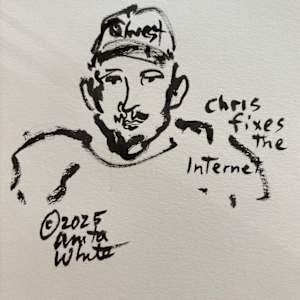 Chris fixes the Internet by Anita Inez White