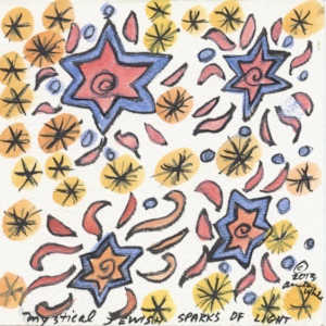 Mystical Jewish Sparks of Light by Anita Inez White