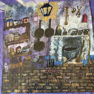 Moody  Kitchen by Anita Inez White