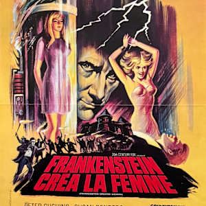 Frankenstein Creates Woman French Petit, 1967