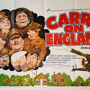Carry On England, British Quad, 1976, Image 1.