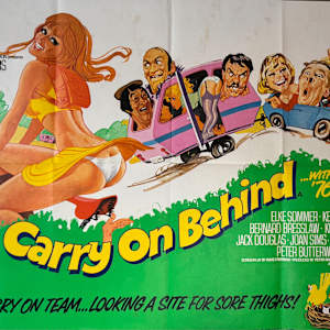 Carry On Behind, British Quad, 1975, Image 1.