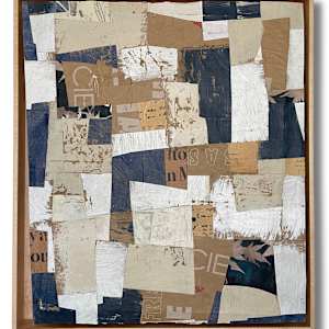 Paris Papers 1 by Hannah Klaus Hunter  Image: Paris Papers 1, framed