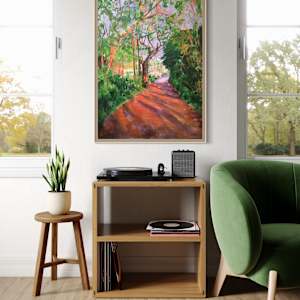 Hackney Path (Purple and Orange) by Sarah Dee Barrett, Image 2.