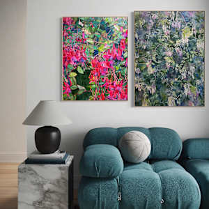 Fuchsia Cluster II by Sarah Dee Barrett, Image 3.