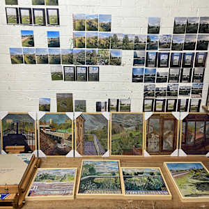 Large Pylon View (Walthamstow Wetlands) by Sarah Dee Barrett 