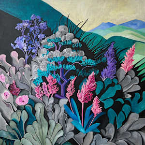 Psychedelic Landscapes: Mountains by Sarah Dee Barrett