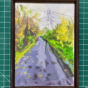 Hackney Marshes on the way to Friends Bridge by Sarah Dee Barrett, Image 3.