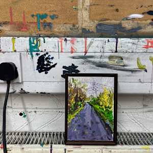 Hackney Marshes on the way to Friends Bridge by Sarah Dee Barrett, Image 2.