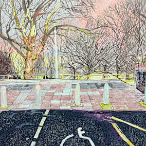 Millfields Dusk by Sarah Dee Barrett