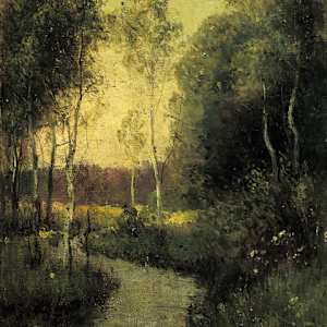 Betulle lungo la riva by Isaak Il’ich Levitan