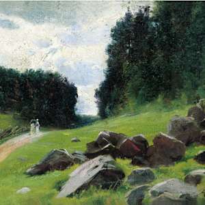 Passeggiata in collina by Israel Abramovich Pass