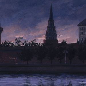 Primavera a Mosca by Aleksandr Nikolaevich Samochvalov