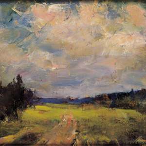 Radura nel bosco by Emmanuil (Manuil, Manuk) Christoforovich Aladzhalov