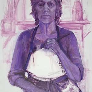 Violet Self Portrait by Heather Blume