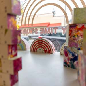 Painted Arches by Juliet Fiss  Image: Installation