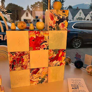 10-Block Prime Numbers Puzzle  (6 in. cubes) by Juliet Fiss  Image: Installation