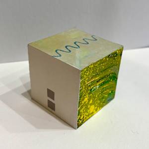 100-Block Prime Numbers Puzzle (10x10 grid - 2.5 inch cubes) by Juliet Fiss  Image: Single block