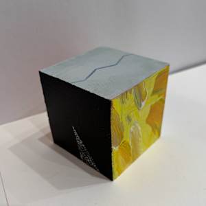 100-Block Prime Numbers Puzzle (10x10 grid - 2.5 inch cubes) by Juliet Fiss  Image: Single block