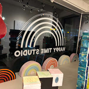Painted Arches by Juliet Fiss  Image: Installation