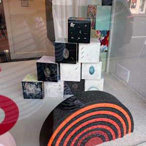 10-Block Prime Numbers Puzzle (4 in. cubes) by Juliet Fiss  Image: Installation