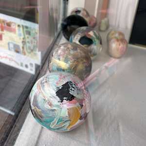Spheres and Fruits by Juliet Fiss  Image: Installation