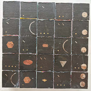 25-Block Prime Numbers Puzzle (1.75 in. cubes) by Juliet Fiss  Image: Installation