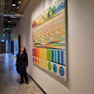 Frequency Transformation by Juliet Fiss  Image: Installation at Seattle University