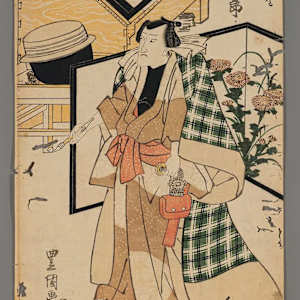 Kabuki Diptych by UTAGAWA TOYOKUNI I, Image 5.