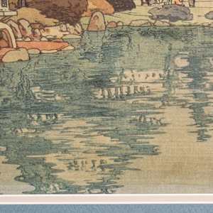 Osaka Castle by HIROSHI YOSHIDA, Image 1.