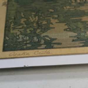 Osaka Castle by HIROSHI YOSHIDA, Image 3.