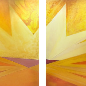 Sunrise Kitty Diptych by Tony Hyden, Image 3.
