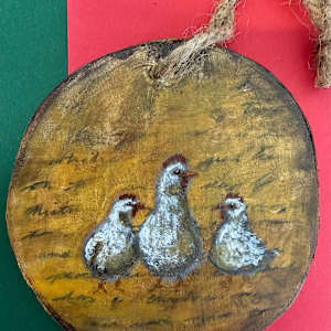 Day Three Hens by Erica Kyle Creations