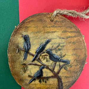 Day Four Colly birds by Erica Kyle Creations