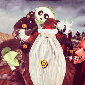 Abduction of Santa by Michelle Dahl