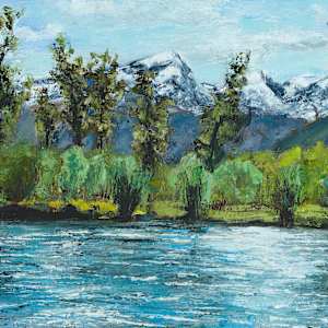 Bitterroot River Plein Air by Ryan Jolley, Image 1.