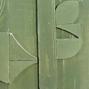 Green Mod Study 7 by Carla Roth 