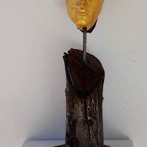 Head on A Stick by Bianca Lago 