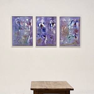 Birds (Triptych) by Marie-Amélie Chéreau 